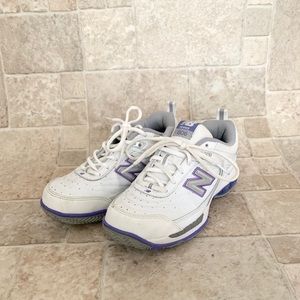 New Balance Women's WC806W White/Blue sz 6